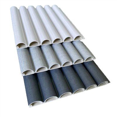 반원 디자인 WPC 벽 패널