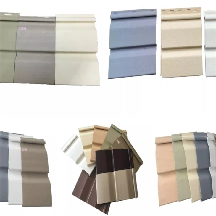 Heat insulation decorative anti-aging colorful asa PVC vinyl sidings
